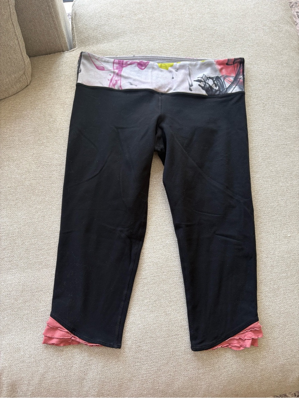Women’s lululemon Unicorn Tears Pure Move Crop size 10